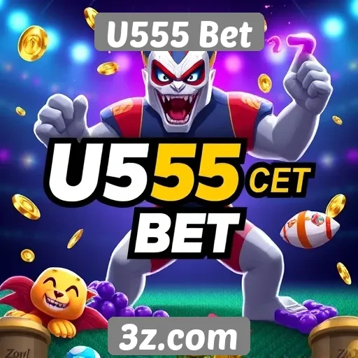 Variedade de jogos disponibilizados no U555 Bet